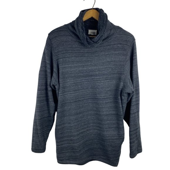 ARITZIA Wilfred Free Sweater Women XS Cowl Neck Tunic Top Grey‎ Long Sleeve - Picture 1 of 13